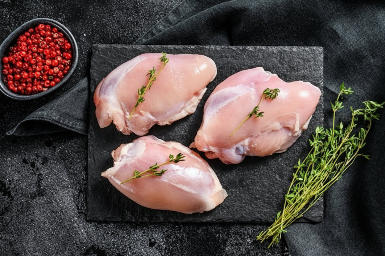 Chicken Thigh boneless (500gram) cleaned skinless
